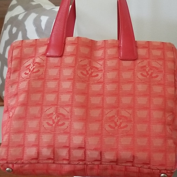 SOLD! Chanel Nylon Shopper Tote Bag - Picture 7 of 8